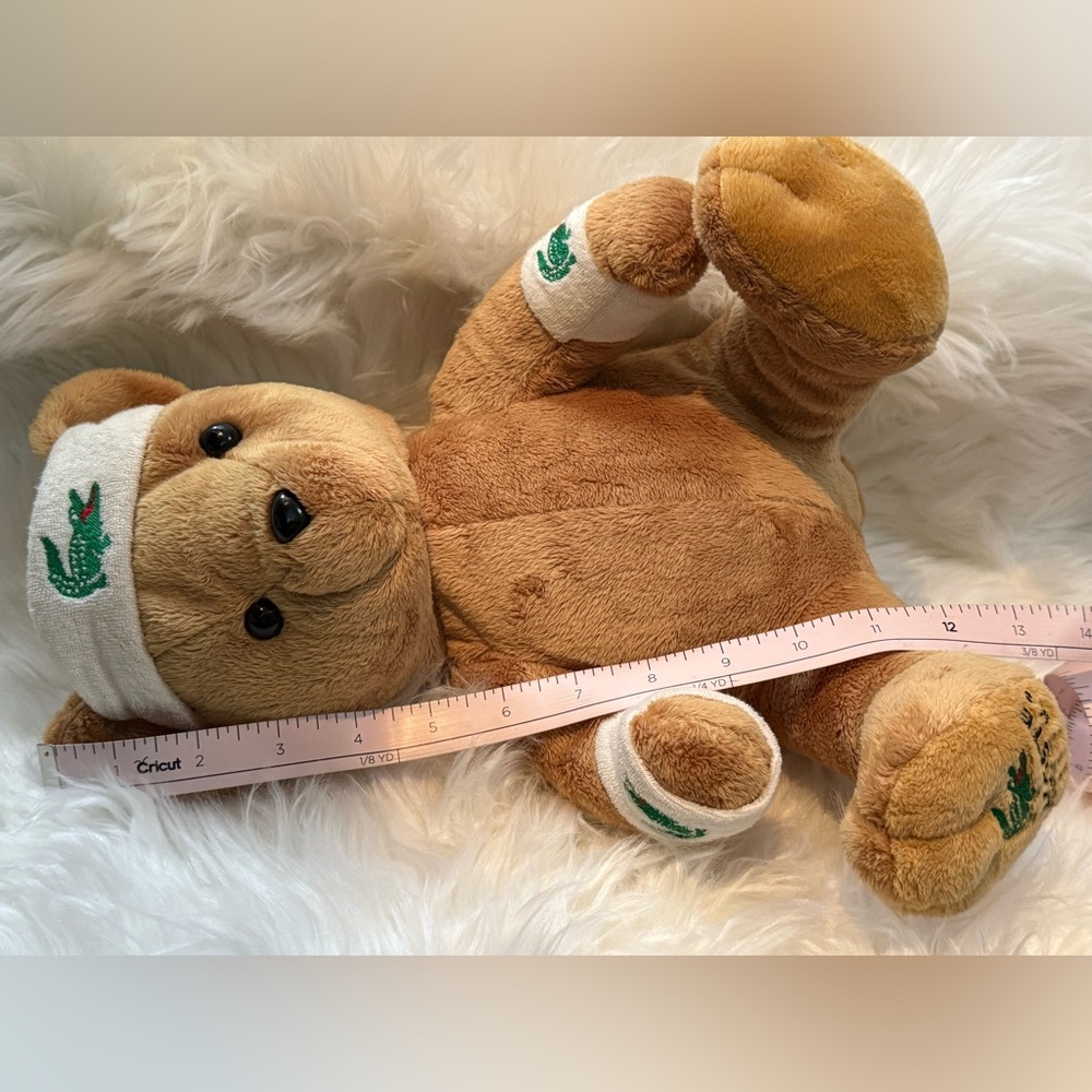 Lacoste Teddy Bear with Headband and Wristbands - Picture 6 of 7